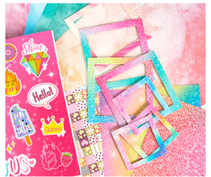 Set de Papelería Dorado <span class=keywords><strong>para</strong></span> Diario Creativo, <span class=keywords><strong>para</strong></span> <span class=keywords><strong>Adolescentes</strong></span> de 8 a 12 Años, Kit de Scrapbooking, <span class=keywords><strong>Regalo</strong></span> Hecho en China, Zhejiang - Product Image 4