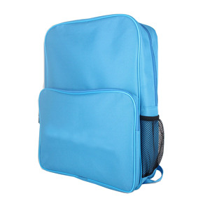 Biểu Tượng Tùy Chỉnh Trẻ Em Của <span class=keywords><strong>Polyester</strong></span> Schoolbag Cô Gái Dây Kéo Màu Xanh Đóng Cửa Ba Lô Với Dễ Thương Mô Hình Thư Cho Các Trường Học Sử Dụng - Product Image 3