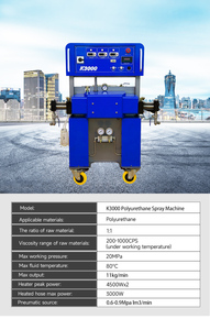 Machine à pulvériser de la <span class=keywords><strong>mousse</strong></span> de polyuréthane PU à usage industriel, prix bas, vente chaude, pour l'isolation - Product Image 3