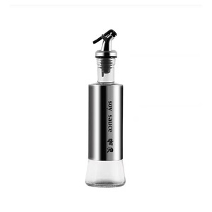 Bouteille en verre transparente réutilisable pour huile et vinaigre, vente chaude 2025, cuisine, cuisson, bouteille en verre pour sauce 300 ml - Product Image 2