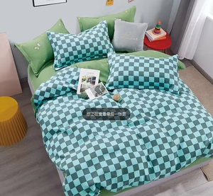 Usine en gros 100% <span class=keywords><strong>coton</strong></span> tissu housse <span class=keywords><strong>de</strong></span> couette ensemble <span class=keywords><strong>de</strong></span> literie linge <span class=keywords><strong>de</strong></span> <span class=keywords><strong>lit</strong></span> confortable <span class=keywords><strong>de</strong></span> qualité supérieure - Product Image 4