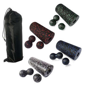 Conjunto de rolo de espuma para ioga e pilates com logotipo personalizado, bola de massagem de amendoim, massagem profunda muscular, conjunto de rolo de massagem para alívio de tensão e fáscia - Product Image 5