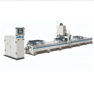Aluminum window machine four head cnc processing center for drilling and milling aluminum profile DSKX4-2200*3