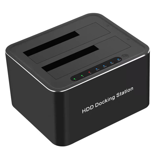Offline Clone Hdd Docking 2.5" 3.5" Sata Usb 3.0 2 Bay Top Spplier Hdd Docking Station Dual Multiple Hdd Docking Station