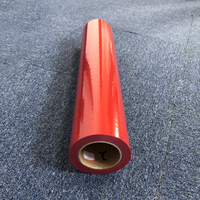 Film de sol en plastique PE auto-adhésif 50cm*300m Revêtement acrylique Résistant à l'humidité à base d'eau Brillant Moulage par soufflage
