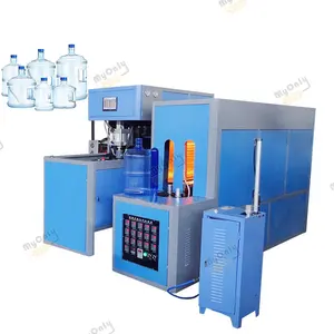 Semi Automatic Pe Pvc 19 Liter 20 Liter Plastic Water Bottle Blow Make Machine Blow Mould Machine