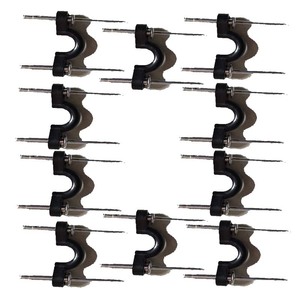 Ensemble de pinces de type C en nylon pour bateau, kayak, canoë, accessoires de pont, paquet de 10 - Product Image 1