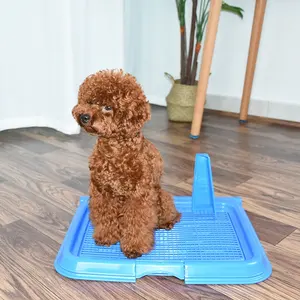 屋内ペットトイレプラスチック犬フラットトレーニングトイレ