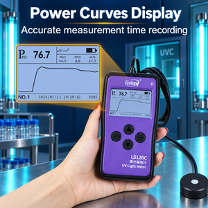 Radiómetro UVC Profesional LS126C para Pruebas de Irradiancia de Lámparas Germicidas y Gestión de Datos Móviles - Product Image 5