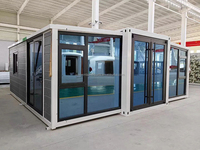 Maison modulaire préfabriquée extensible et mobile en conteneur maritime de 20 pieds