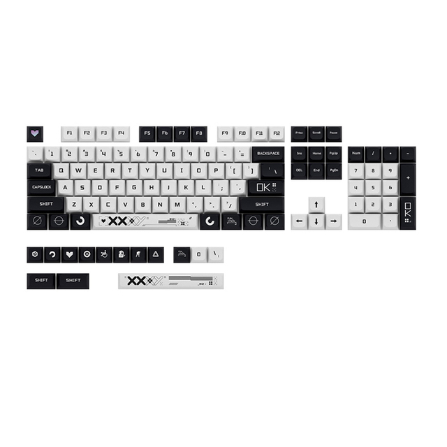 Custom pbt dye sublimation cherry height mx switch mechanical keyboards custom keycaps for european and spanish layout