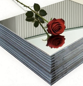 フレキシブルシルバーミラーシート1220 * 2440mm 2mm 3mm 0.5mm超薄型大型Miroirオートコラントアクリルプラスチックミラーシート - Product Image 2