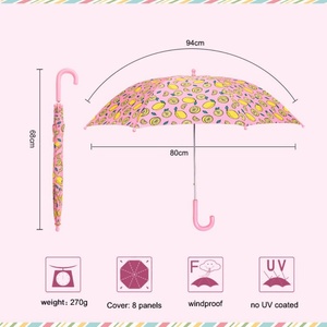 Adult Manual Windproof Travel Umbrella Personalized Custom Logo Wholesale 19inch Cute Pattern - Product Image 4