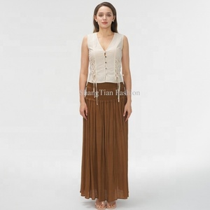 Nouvelle Collection 2025 – Tenues d'été : Haut court décontracté à col en V pour femme, chemise boutonnée en lin et coton de haute qualité - Product Image 6