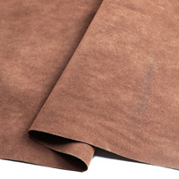 Tissu en daim double face PU pour vêtements de mode, épaisseur 1,0 mm, nouveau tissu en daim lourd pour manteaux