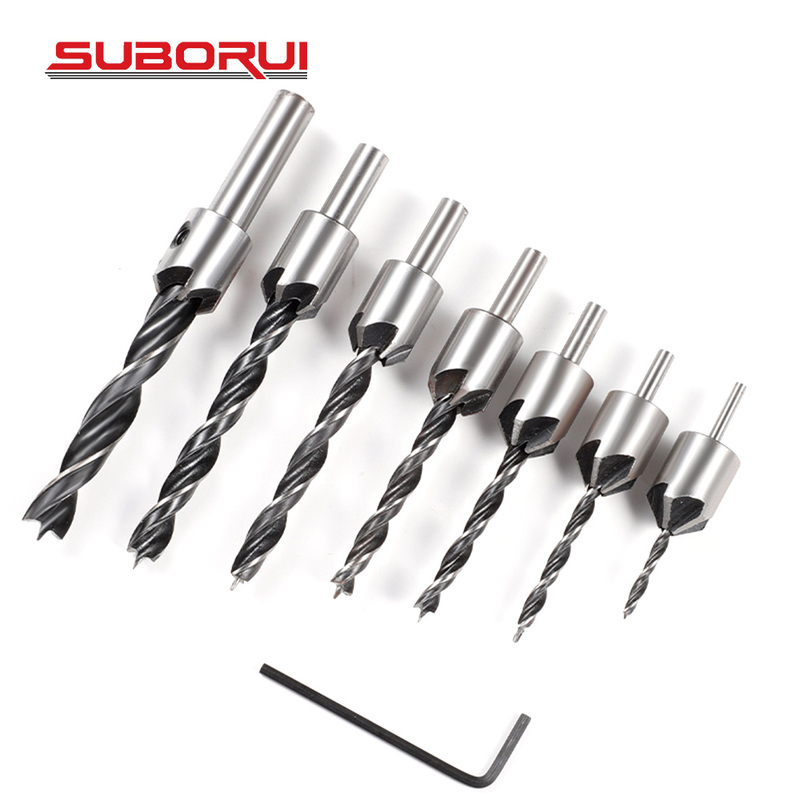 Borui 5Pcs 82 Degree Round Shank