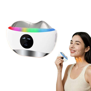 Masseur facial et du cou portable, vibration chauffante, 7 en 1, outil de sculpture du <span class=keywords><strong>visage</strong></span>, appareil multifonctionnel de lifting du <span class=keywords><strong>visage</strong></span> - Product Image 1