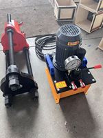 Presse hydraulique portable pour goupilles de chenilles 50 tonnes, entretien des excavateurs, goupille d'arbre pour excavateurs utilisés dans les usines de fabrication