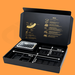 Nueva Caja Portátil para Barbacoa de Carbón: un Juego de Lonchera Desechable para Barbacoa con Parrilla Integrada para Disfrutar Fácilmente de la Barbacoa - Product Image 3