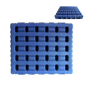 Palettes de moulage par soufflage à double face en plastique Palettes en plastique de haute qualité à entrée à 4 voies - Product Image 5