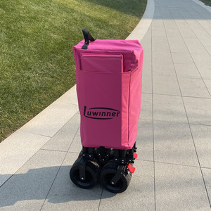 Carrito de Puesto de Mercado Plegable <span class=keywords><strong>Pequeño</strong></span>, Nuevo Modelo con Mesa Grande y Toldo Elevable - Product Image 6