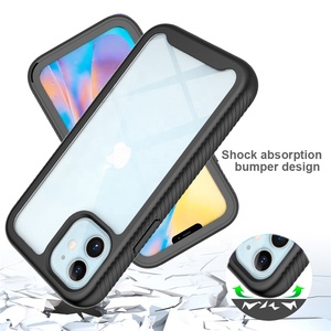 <span class=keywords><strong>Coque</strong></span> souple en TPU rigide pour <span class=keywords><strong>iPhone</strong></span> 12 mini <span class=keywords><strong>11</strong></span> Pro XS Max XR 7 8 2in1 Defender Phone Case - Product Image 2