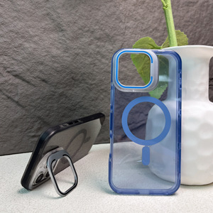 Dual-hai lớp <span class=keywords><strong>IMD</strong></span> quá trình Chrome mạ kim loại khung chống trượt Dải từ tính tập tin đính kèm chức năng cùng một màu sắc điện thoại di động trường hợp - Product Image 4