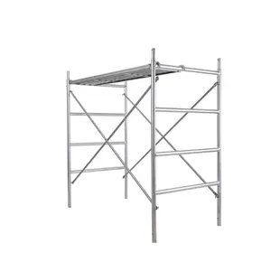 Powder Coated Mason Walkthrough Ladder Type Frame Scaffolding Walk Through Andaime Scaffolding For Construction