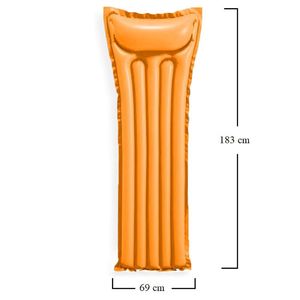 Materasso Gonfiabile 183x69 Cm con 5 Tubi e Cuscino, Letto Galleggiante, Zattera con Cuscino - Product Image 6