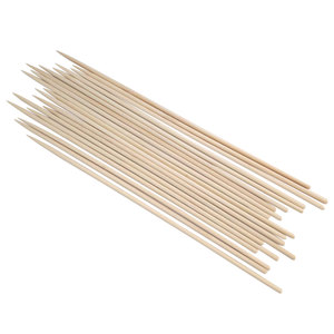 Brochetas redondas de bambú de alta calidad hechas de <span class=keywords><strong>madera</strong></span> natural para reuniones de barbacoa, entrega rápida - Product Image 3