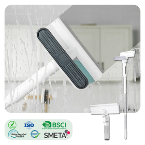 Window Squeegee Glass Long Handle Car Cleaning Brush <b>Spray</b> Window <b>Cleaner</b> or Home Glass Bathroom Shower Cleaning - Product Image 1