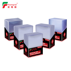 Portacarte <span class=keywords><strong>Toploader</strong></span> da 35PT 55PT 75PT 100PT 130PT 180PT 260PT 360PT 3x4 Blu, Bianco e Trasparente per <span class=keywords><strong>Carte</strong></span> Collezionabili Sportive - Product Image 1