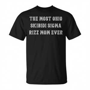 Camiseta The Most Ohio Skibidi Sigma Rizz Mom Ever, regalo para el día de la madre - Product Image 2