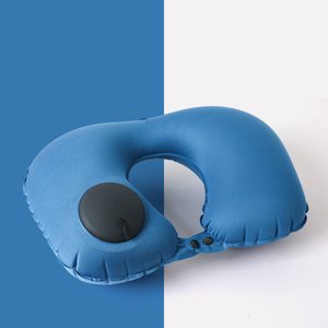 Oreiller de cou gonflable confortable en forme de U pour les voyages Conception légère et portable Idéal pour les vols et les longs voyages - Product Image 6