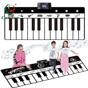 24键电子舞毯地板玩具钢琴垫键盘