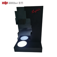 Support de bouteille de vin, de whisky, de bière, de liqueur éclairé pour bar de nuit en plastique acrylique TDP en gros, présentoir, glorificateur LED