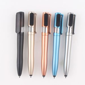 Promotional Screen Clean Touch Stylus Utility Multifunction Stylus <b>Pens</b> With New 4 in 1 Rubber Tip Custom Logo Printing - Product Image 1