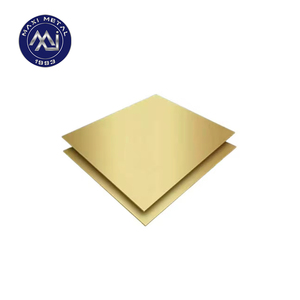 골드 컬러 황동 플레이트 CuZn5 H85 CuZn39Pb2 CuZn40Pb2 밝은 표면 장식 및 산업용 청동 금속 시트 - Product Image 2