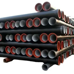 Alta calidad C40 C30 C25 K9 ISO2531 EN545 Tubo de hierro dúctil de calidad de fundición dúctil negra