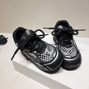 Tênis de malha de fundo grosso unisex para crianças, tênis esportivo de caminhada escolar para homens, moda unissex - Product Image 3