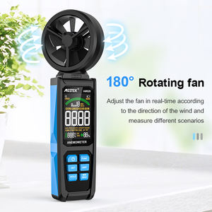 Teste automático Mini Anemômetro Digital 0.8-30 m/<span class=keywords><strong>s</strong></span> Temperatura do ar Medidor de velocidade do vento 0.01 Resolução-20 ~ + 60 Material ABS Baixo - Product Image 5