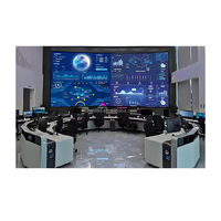 Pantalla LED para Interiores/Exteriores de Alta Frecuencia de Actualización de 7680 Hz, IP65, P1.25 P1.53 P1.86, Pantalla HD 8K para Estudio de TV, Sala de Control, Más de 5 Años de Duración