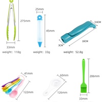 Kit d'outils de décoration de gâteaux et pâtisseries en acier inoxydable écologique antiadhésif, 1 pièce