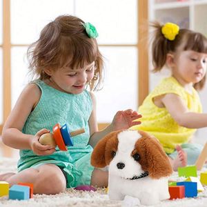 Cachorro Electrónico de Simulación, Juguete de Peluche Súper Suave, Ladra y Mueve la Cola, Control por Batería, Diseño de Dibujos Animados, Lindo, en Bolsa OPP - Product Image 6