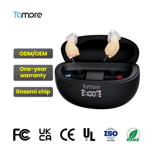 Invisible Design Digital Cic Hearing Aid Iso Certified Hearing Aid Factory for Medical Distributors Trade Assurance