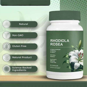 Cápsulas de Rhodiola, Suplementos de Extracto de Raíz de Planta para Aliviar el Estrés, Mejoran el Sueño, el Estado Mental, Aumentan la Inmunidad y los Niveles de Energía - Product Image 4