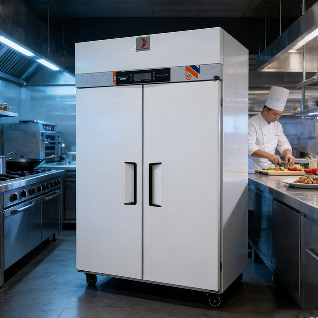 Large Double Door Commercial Frost-Free Air Cooling Fridge Upright Freezer Refrigerator Commercial Refrigeration Equipment