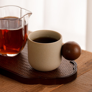 Tasse à expresso en argile japonaise faite à la main, grande, 150 ml, en céramique, en grès, <span class=keywords><strong>bol</strong></span> à thé, personnalisée pour un usage domestique, tasses à café - Product Image 5