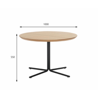 Salle de réception Bureau garde-manger Forme circulaire Gestionnaire élégant Bureau Table Design