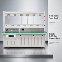 Banc d'essai de compteurs d'énergie triphasés TC3018-6, dispositif de vérification à six positions avec compteur standard et contrôle logiciel